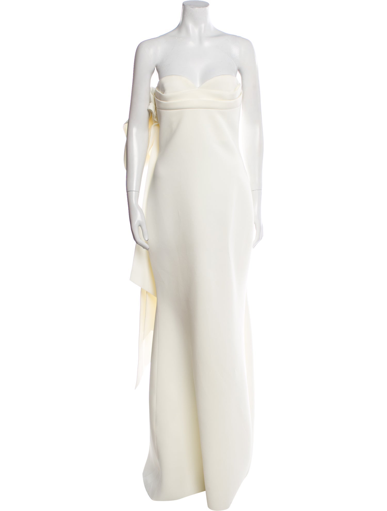 Badgley Mischka Strapless Long Dress
