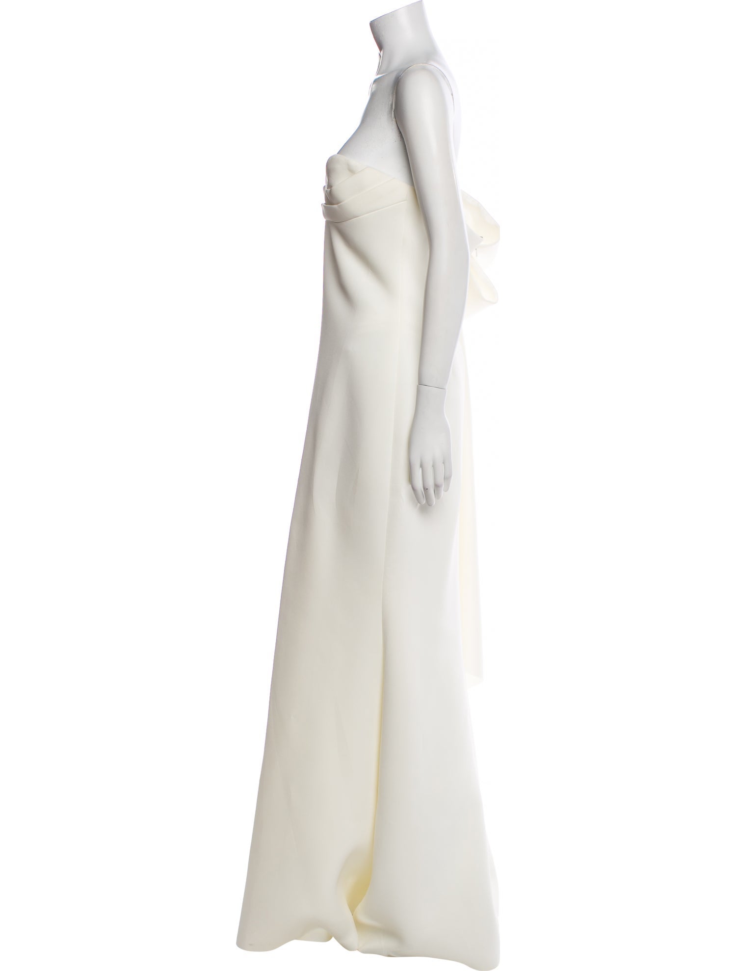 Badgley Mischka Strapless Long Dress