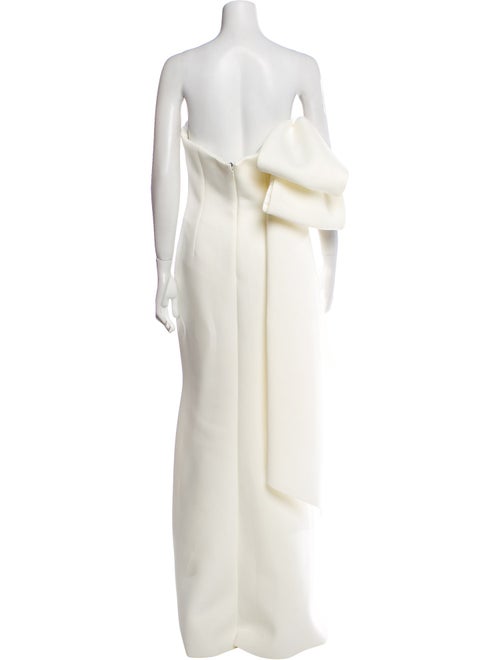 Badgley Mischka Strapless Long Dress