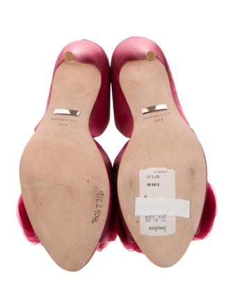 Badgley Mischka Satin D'Orsay Pumps