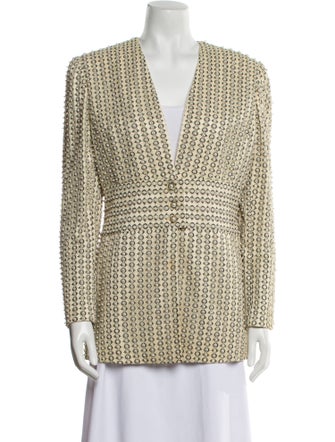 Badgley Mischka Printed Jacket