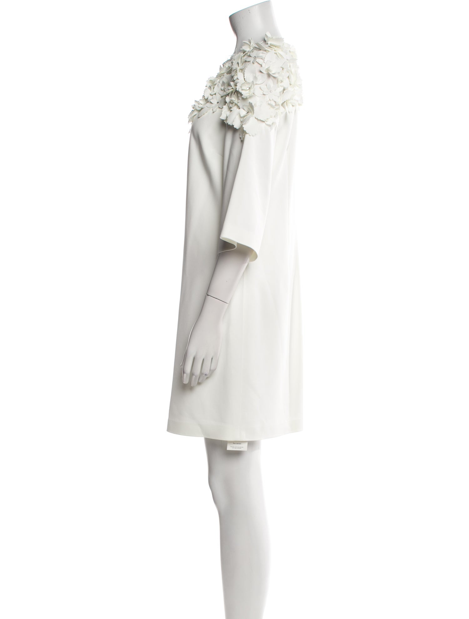 Badgley Mischka Off-The-Shoulder Mini Dress