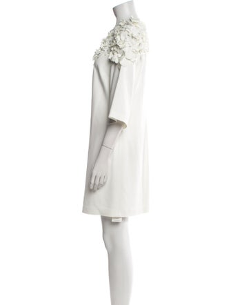 Badgley Mischka Off-The-Shoulder Mini Dress