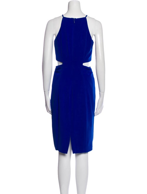 Badgley Mischka Crew Neck Knee-Length Dress