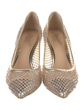 Badgley Mischka Mesh Pumps