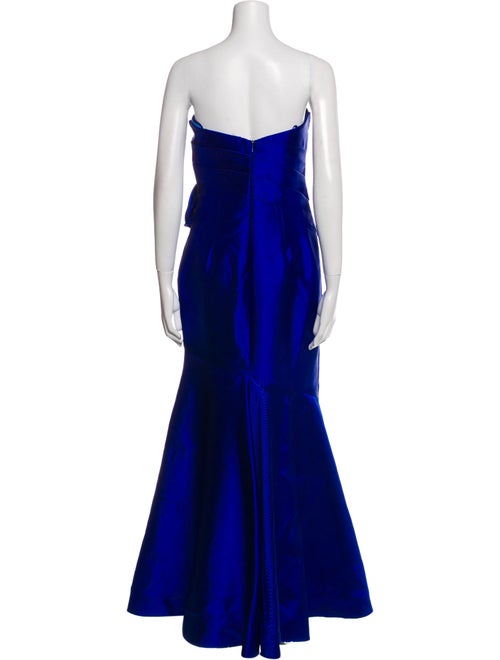 Badgley Mischka Strapless Midi Length Dress
