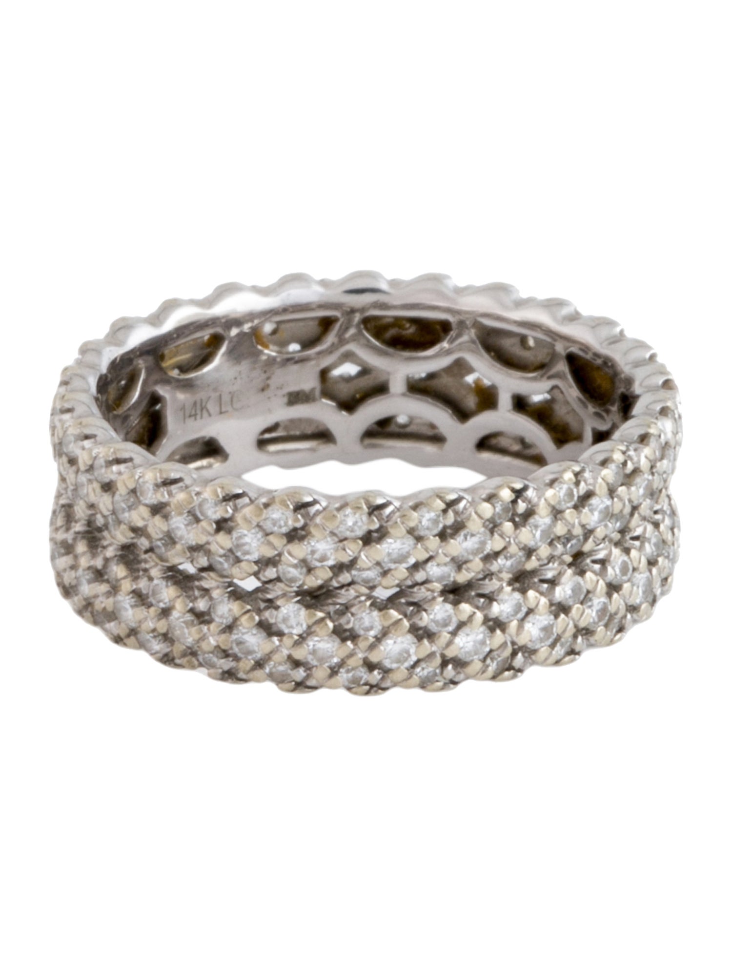 Badgley Mischka 14K Lab-Grown Diamond Eternity Band