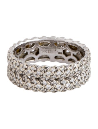 Badgley Mischka 14K Lab-Grown Diamond Eternity Band