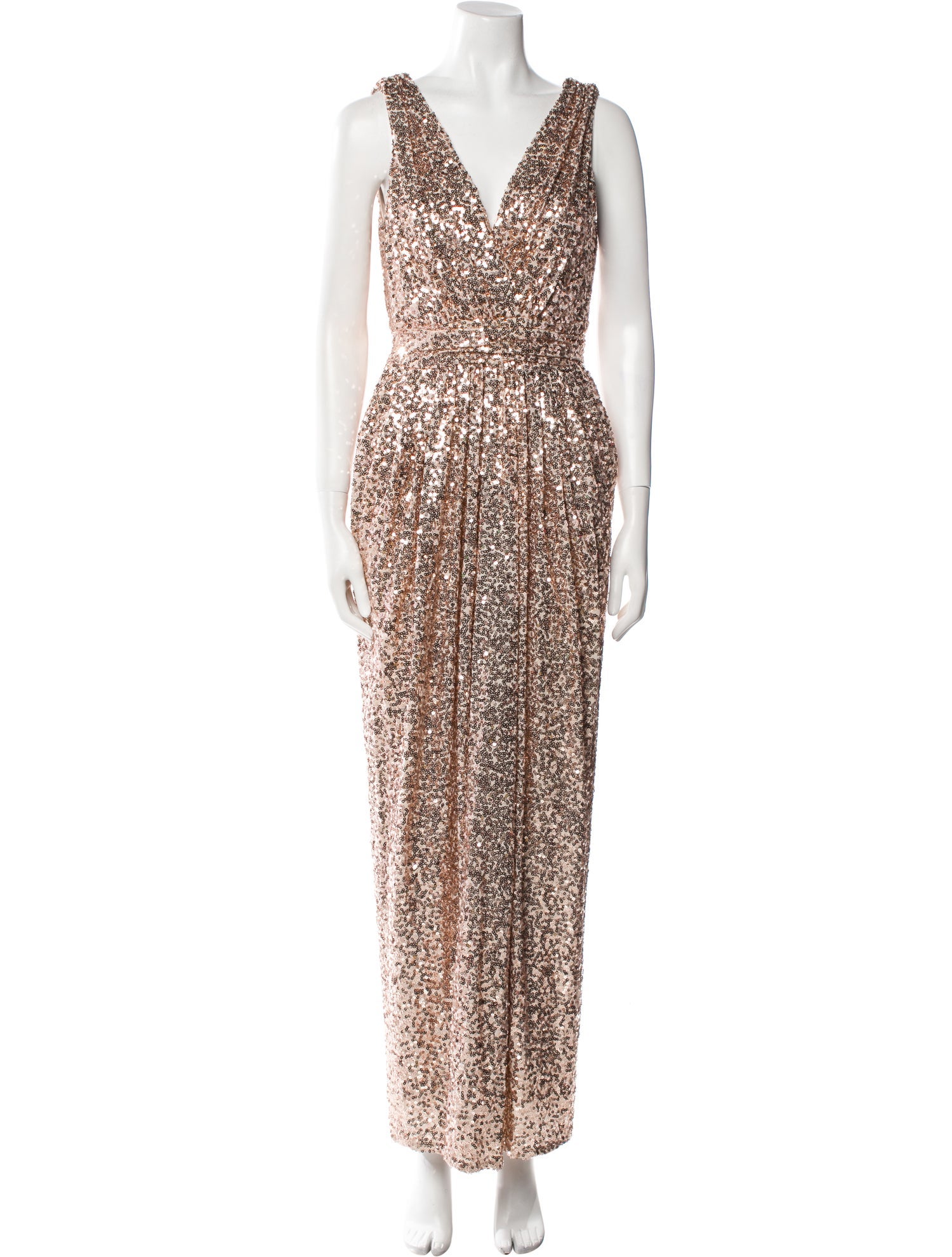 Badgley Mischka Patterned Long Dress