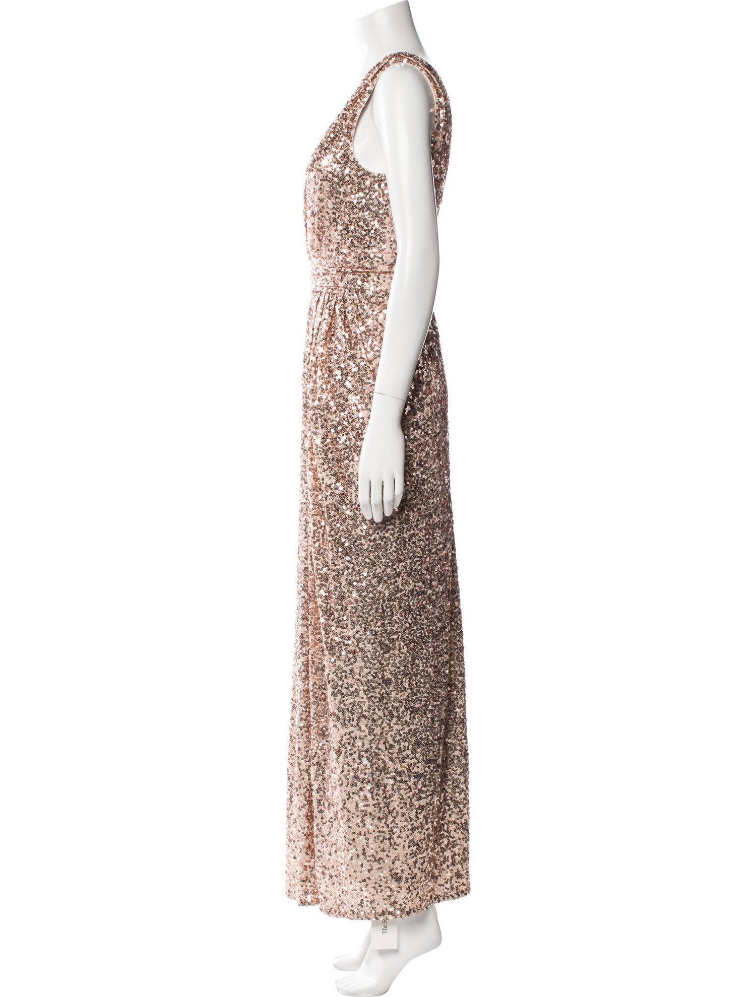 Badgley Mischka Patterned Long Dress
