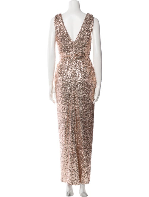 Badgley Mischka Patterned Long Dress