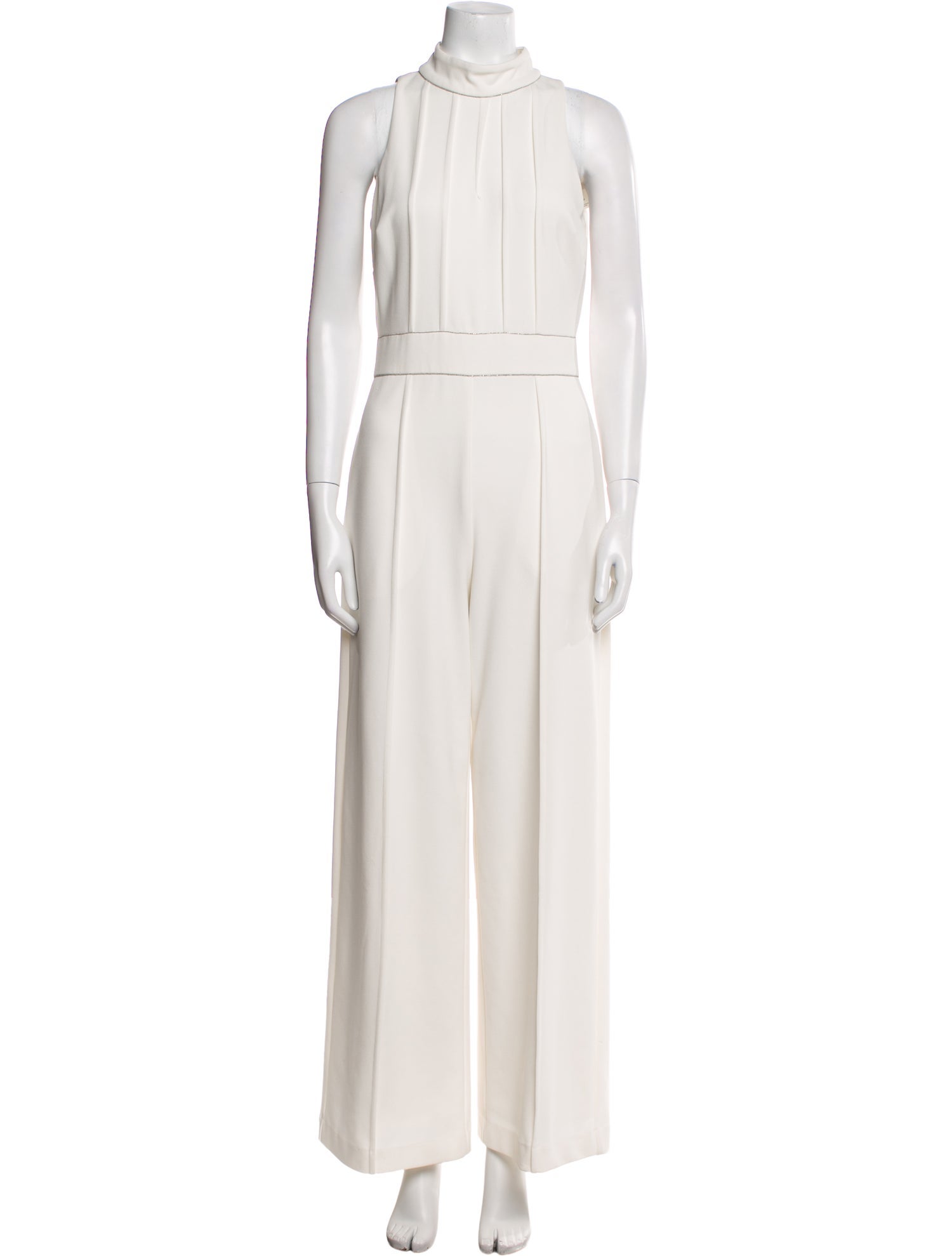 Badgley Mischka Crew Neck Jumpsuit