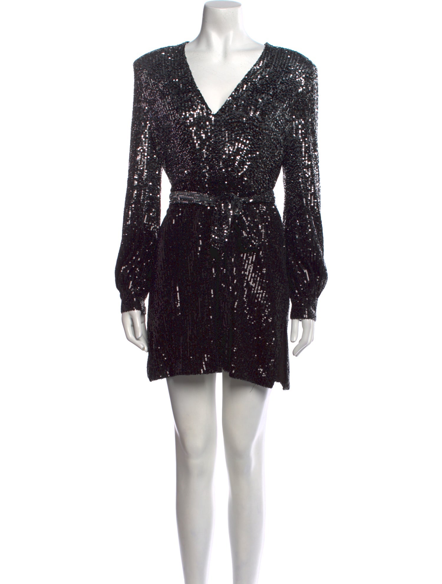 Badgley Mischka V-Neck Mini Dress w/ Tags