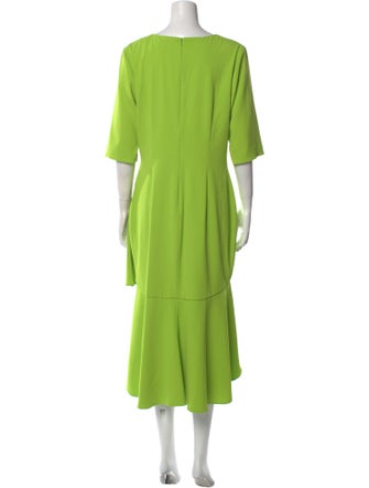 Badgley Mischka V-Neck Long Dress