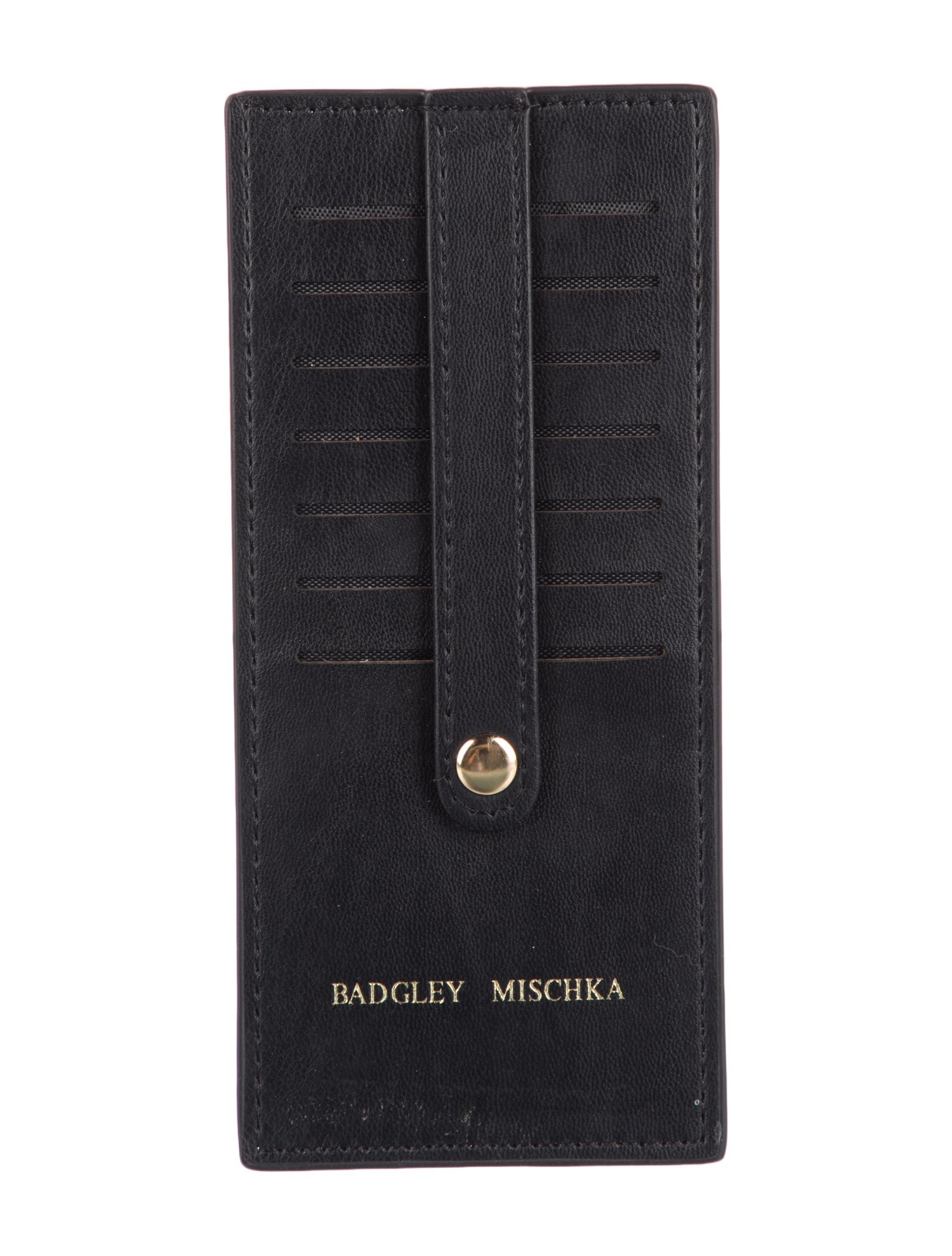 Badgley Mischka Women's Leather Card Holder