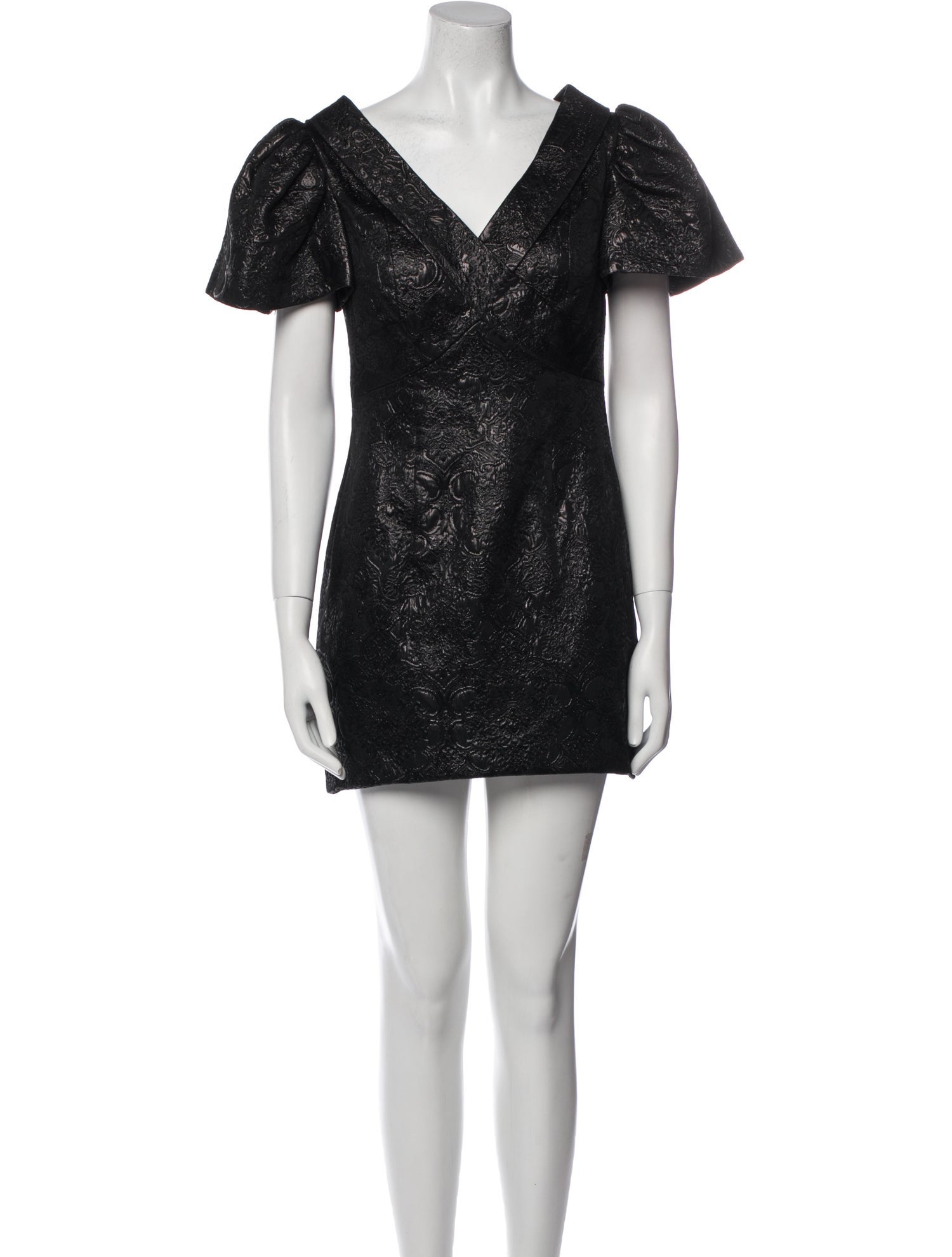 Badgley Mischka Jacquard Mini Dress