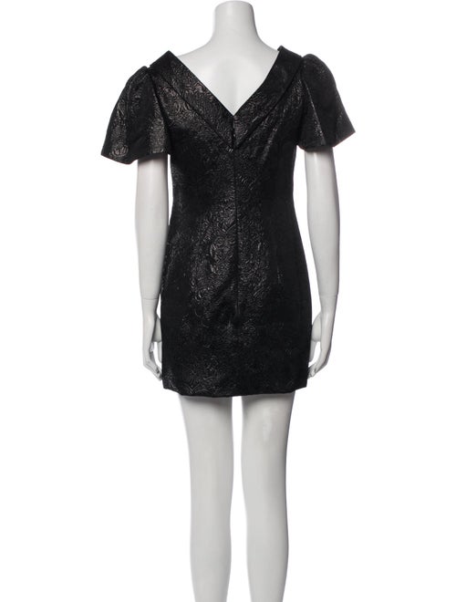 Badgley Mischka Jacquard Mini Dress