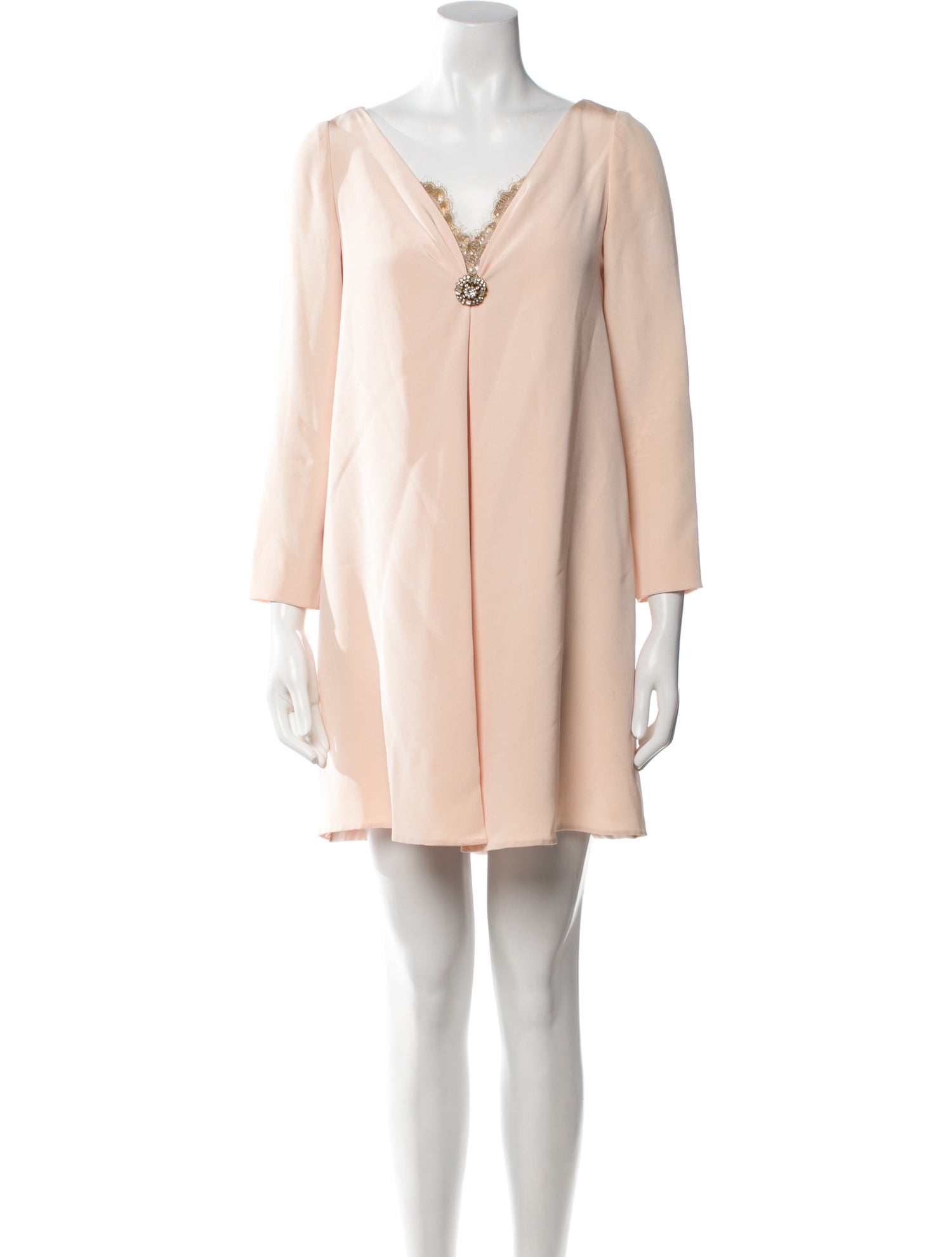 Badgley Mischka Silk Mini Dress