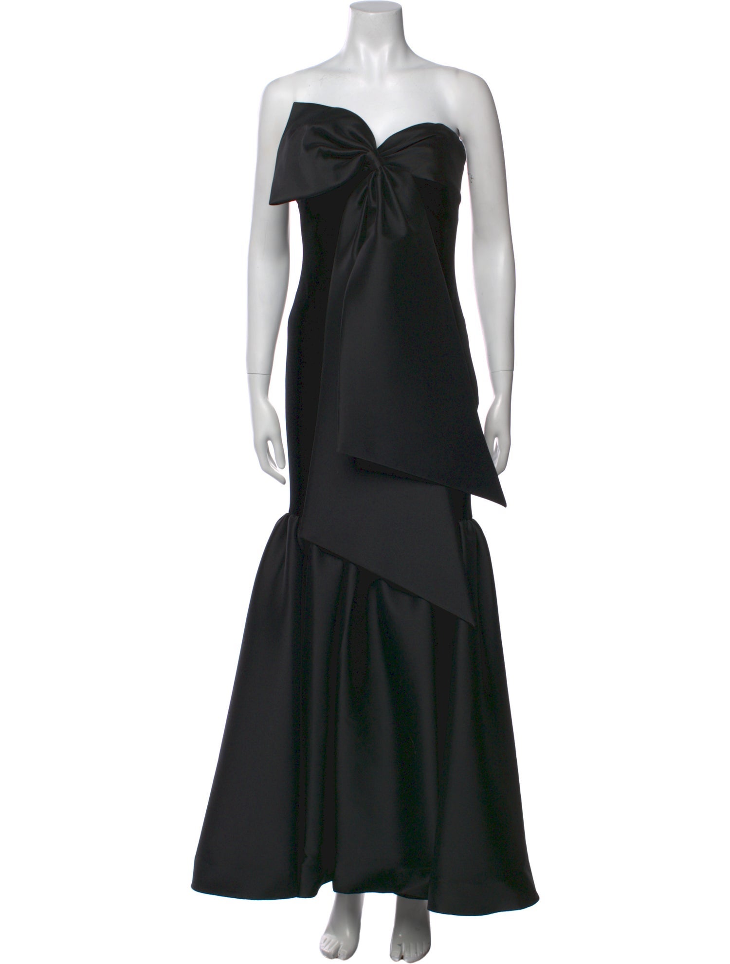 Badgley Mischka Strapless Long Dress