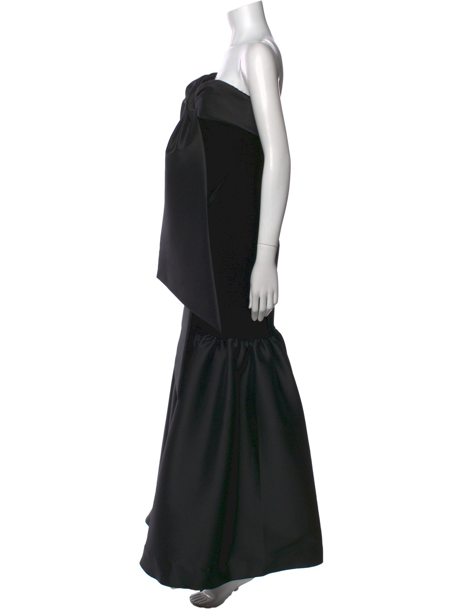 Badgley Mischka Strapless Long Dress