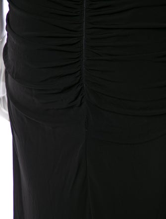 Badgley Mischka Off-The-Shoulder Long Dress