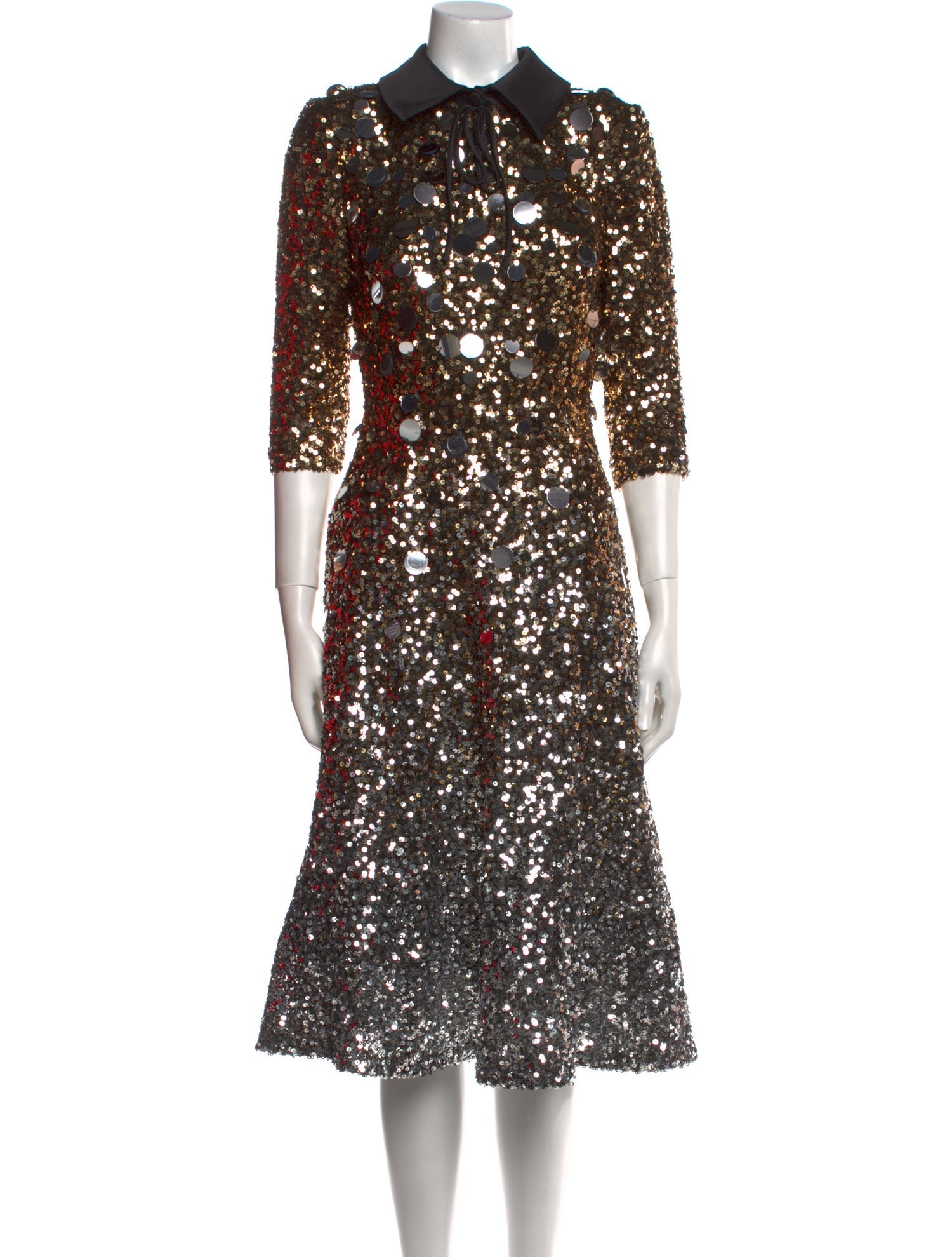 Badgley Mischka Midi Length Dress