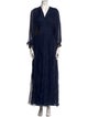 Badgley Mischka Silk Long Dress