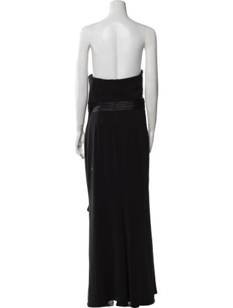 Badgley Mischka Strapless Long Dress