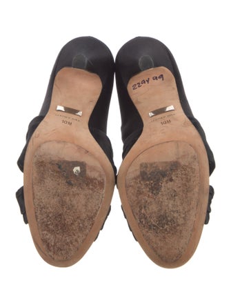 Badgley Mischka Satin Bow Accents Slingback Sandals