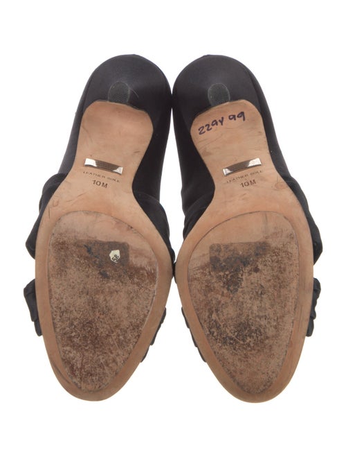 Badgley Mischka Satin Bow Accents Slingback Sandals