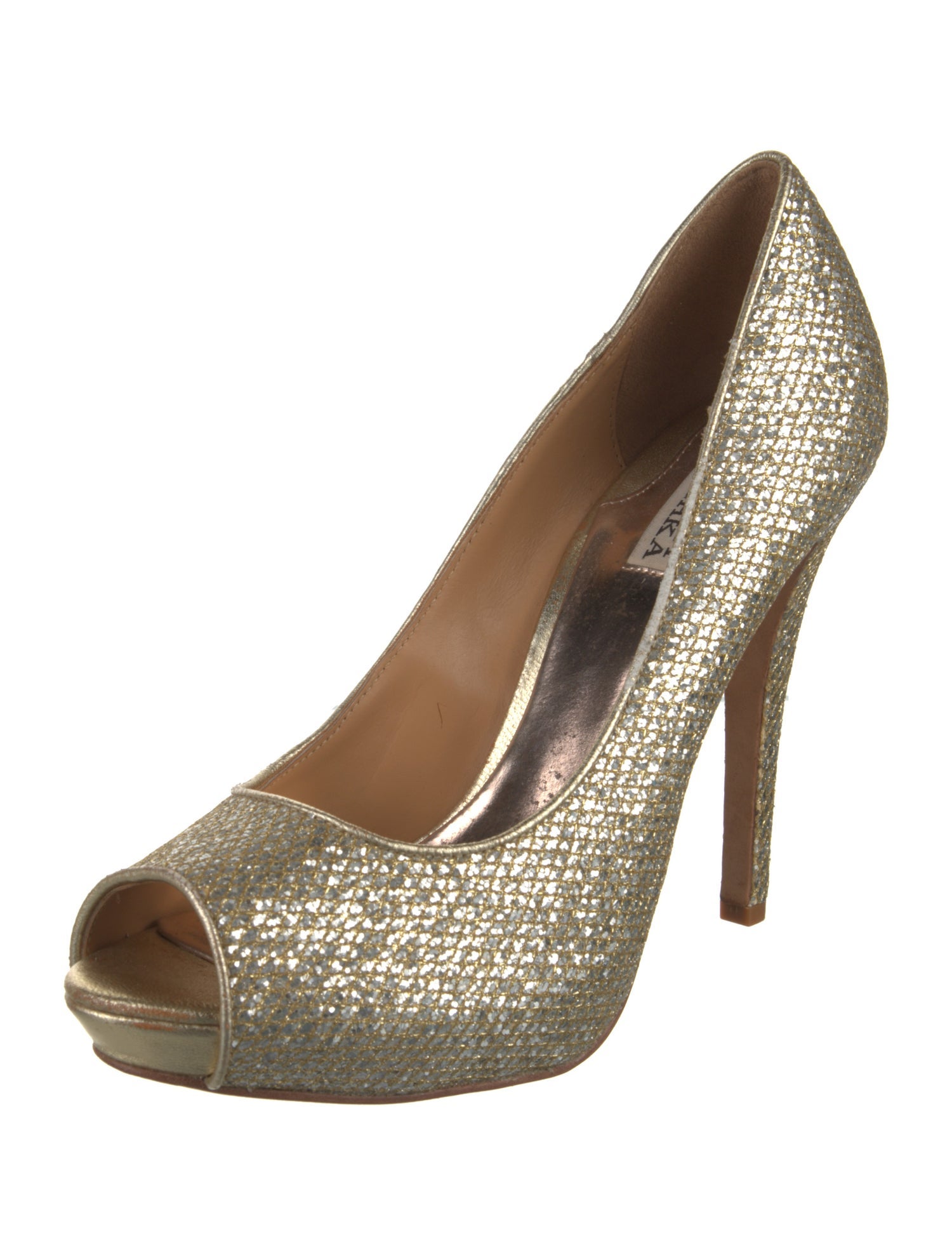 Badgley Mischka Glitter Glitter Accents Pumps