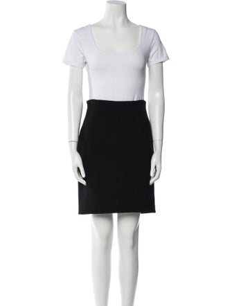 Badgley Mischka Wool Pleated Accents Skirt Set