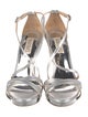 Badgley Mischka Leather Slingback Sandals