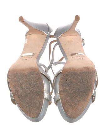 Badgley Mischka Leather Slingback Sandals