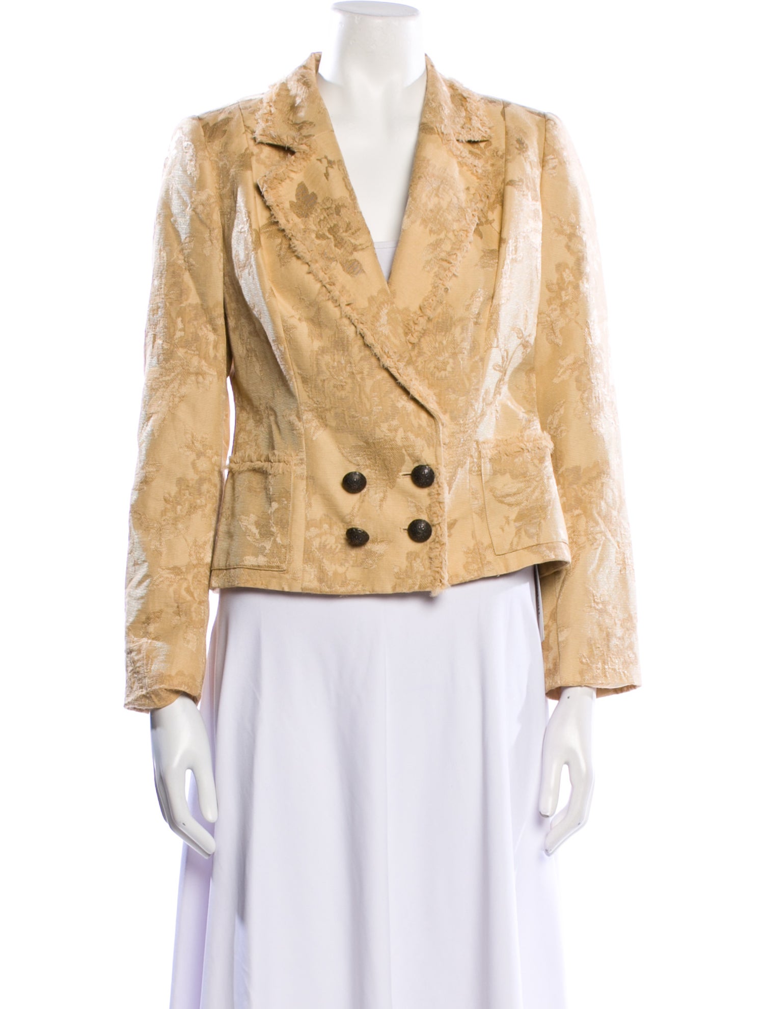 Badgley Mischka Floral Print Blazer