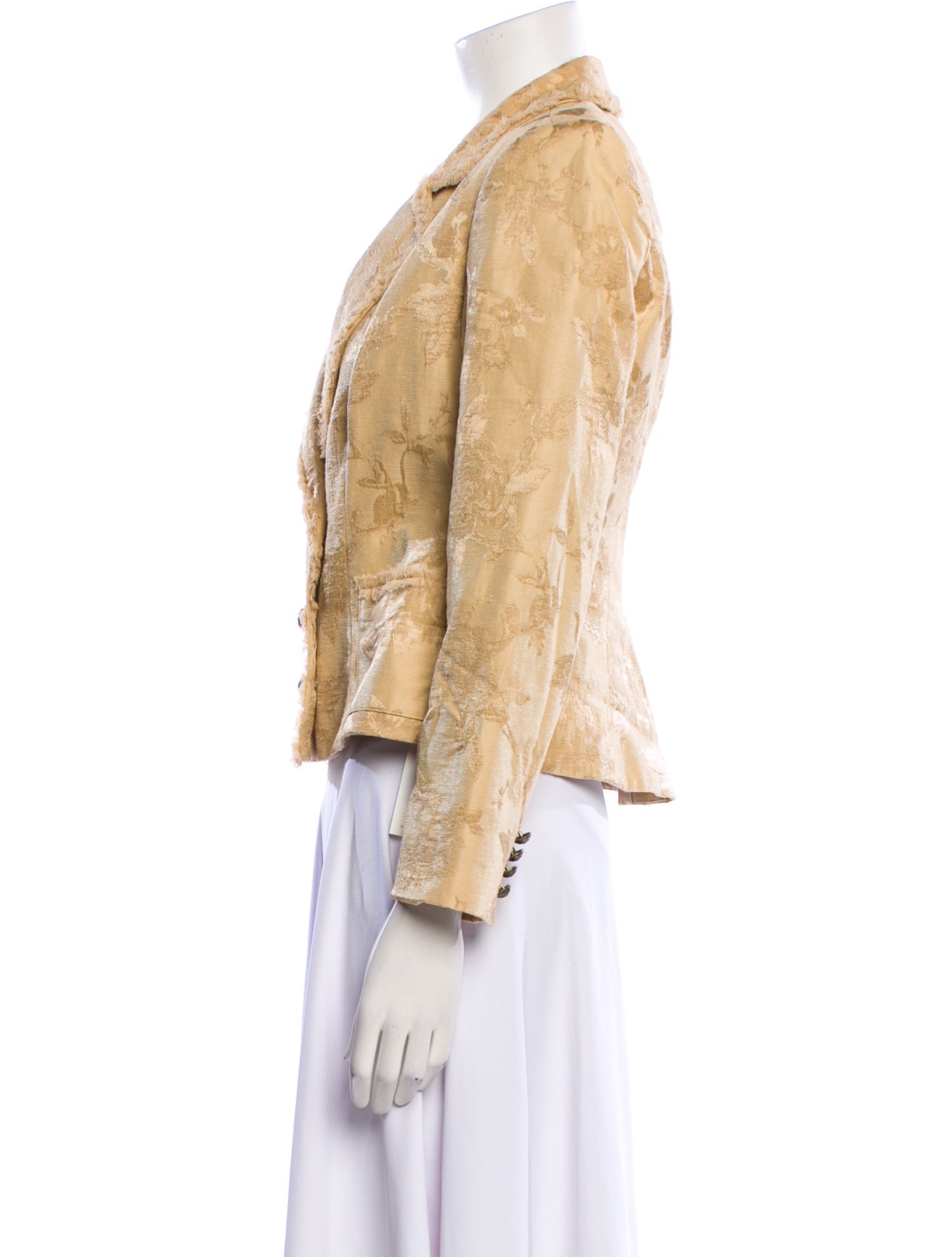 Badgley Mischka Floral Print Blazer