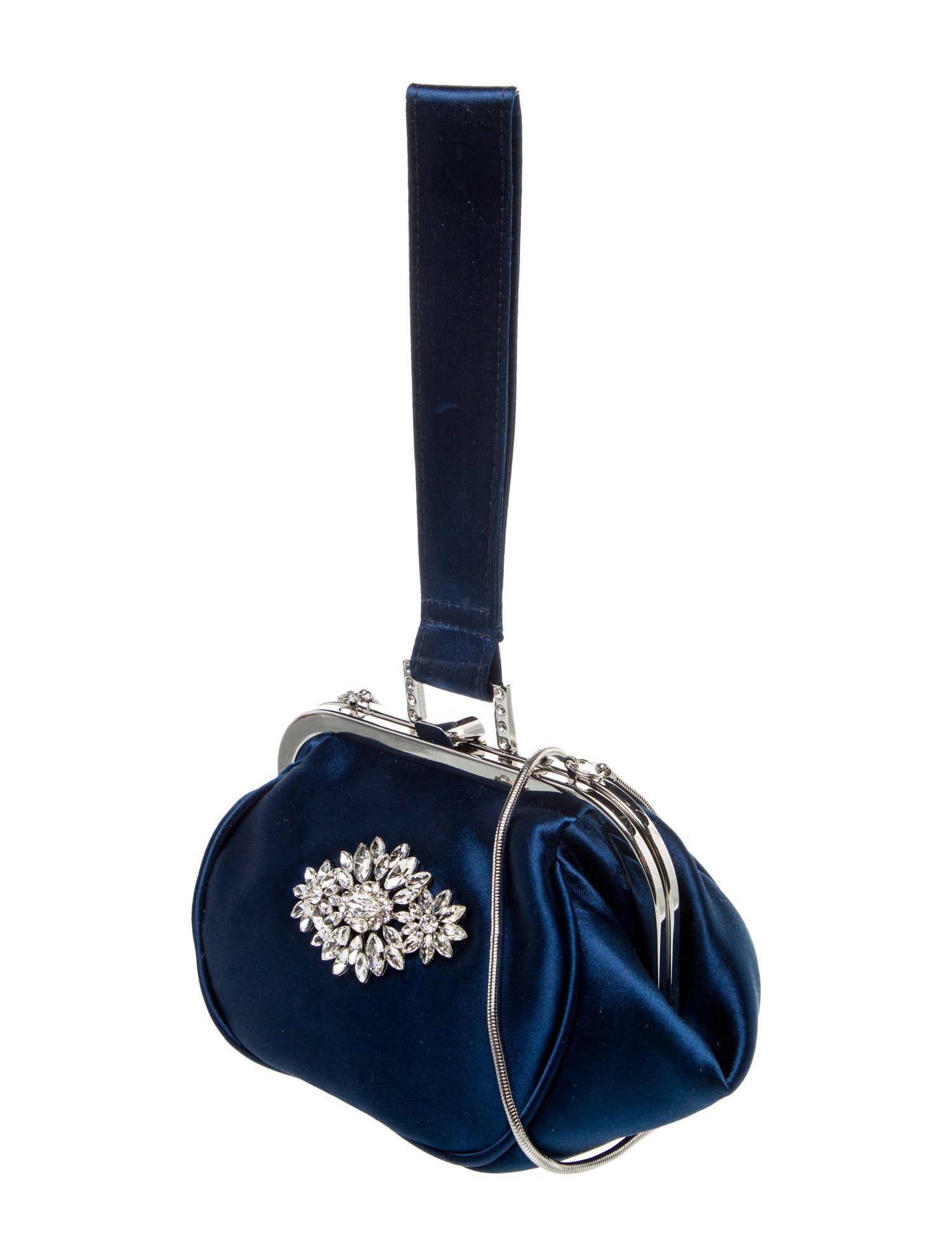 Badgley Mischka Satin Evening Bag