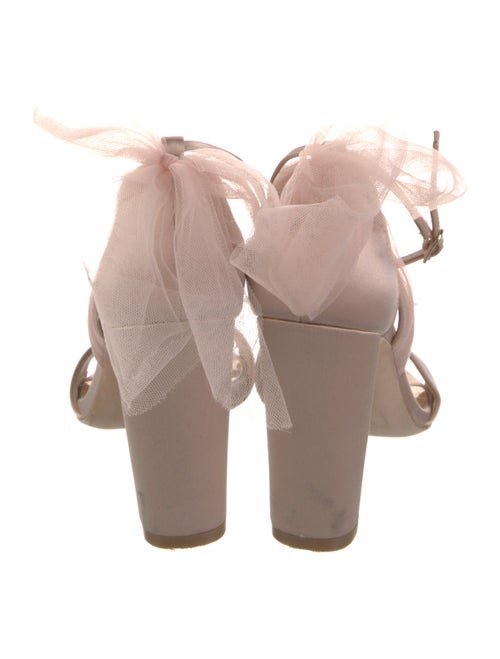 Badgley Mischka Satin Sandals