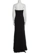 Badgley Mischka Strapless Long Dress