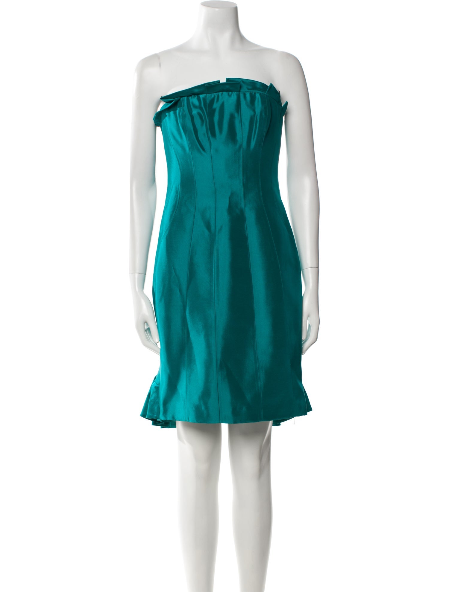 Badgley Mischka Strapless Mini Dress