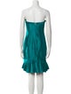 Badgley Mischka Strapless Mini Dress