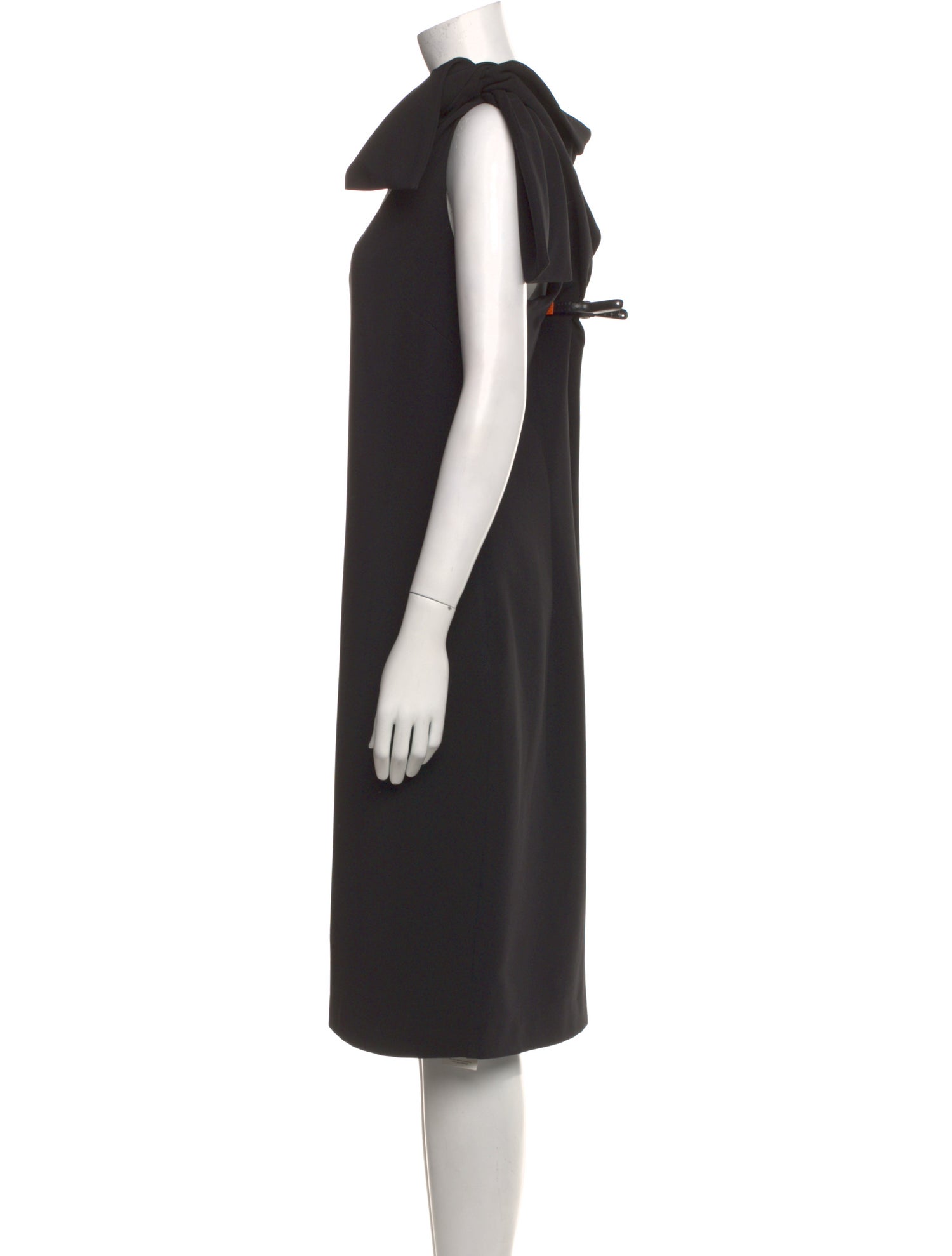 Badgley Mischka Cowl Neck Midi Length Dress w/ Tags