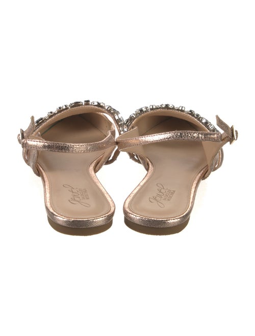 Badgley Mischka Leather Slingback Flats