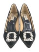 Badgley Mischka Satin Crystal Embellishments Pumps