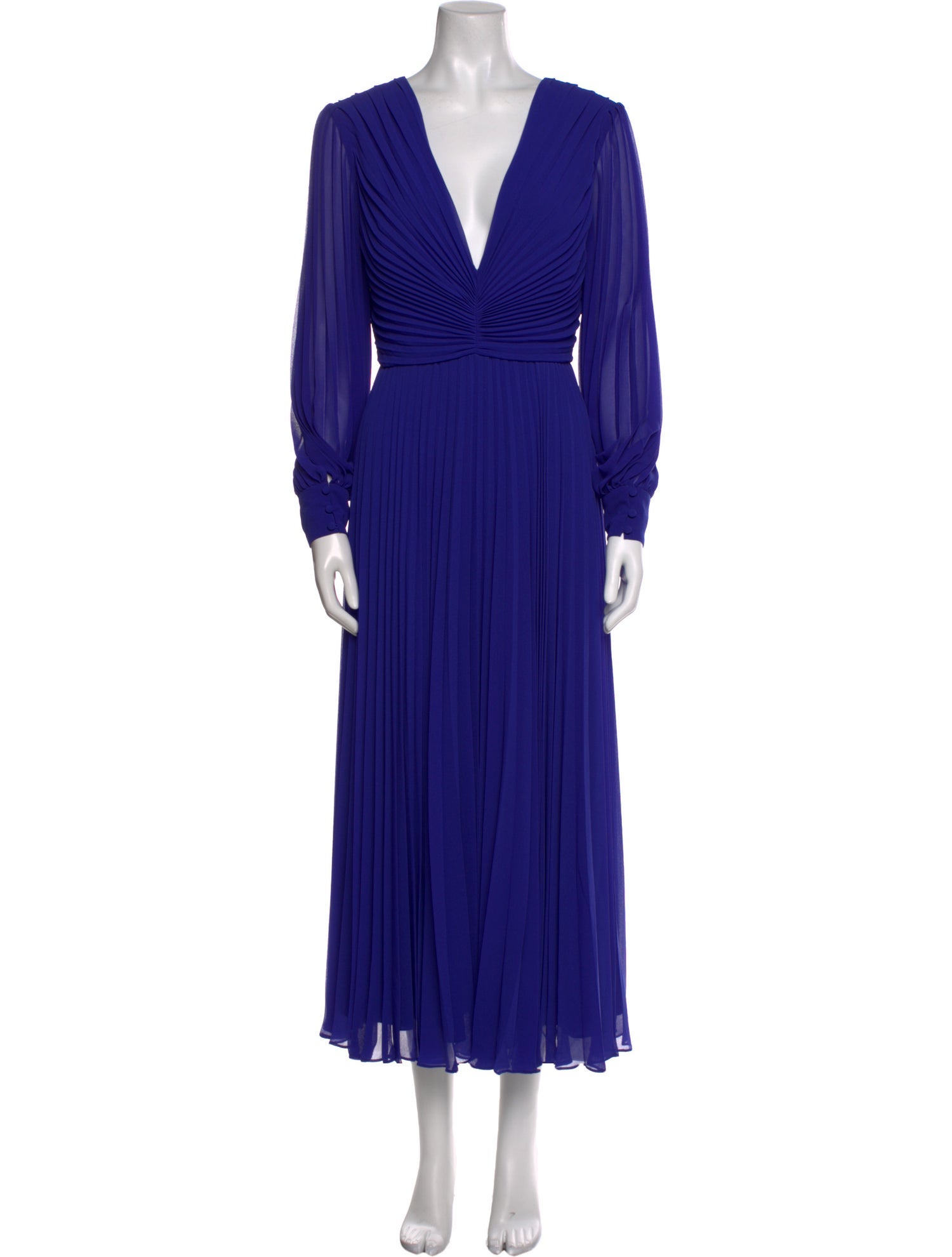 Badgley Mischka V-Neck Long Dress w/ Tags