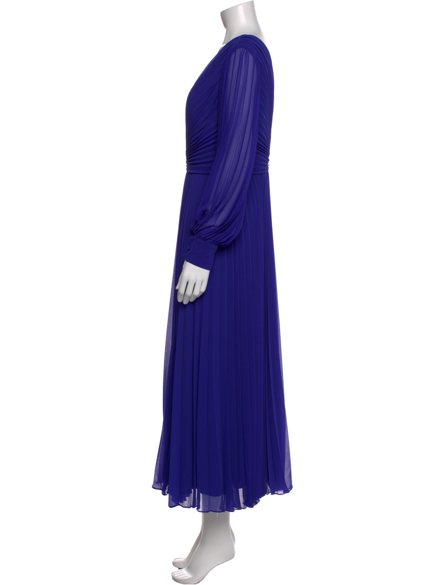 Badgley Mischka V-Neck Long Dress w/ Tags