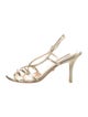 Badgley Mischka Leather Slingback Sandals