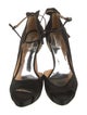Badgley Mischka Satin Bow Accents D'Orsay Pumps