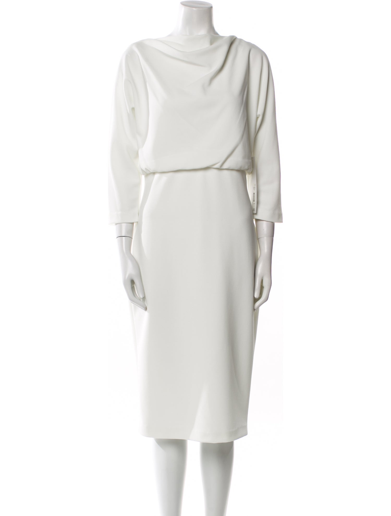 Badgley Mischka Cowl Neck Midi Length Dress w/ Tags