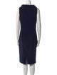 Badgley Mischka Cowl Neck Midi Length Dress